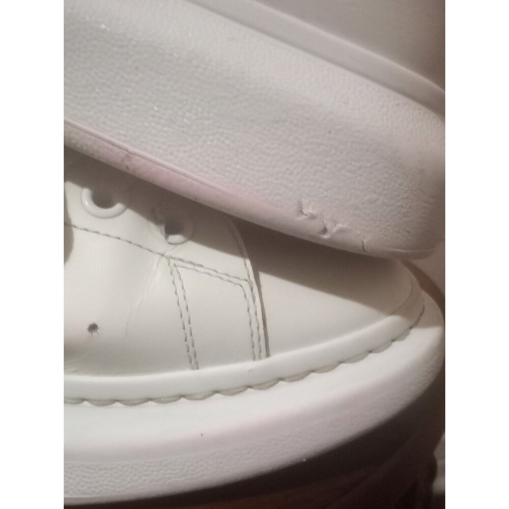 Women ALEXANDER MCQUEEN Elgar U Oversized Leather Lace-up Sneakers, Size 42 (11) - Picture 11 of 12